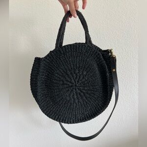 Clare V Alice Moyen Straw Bag